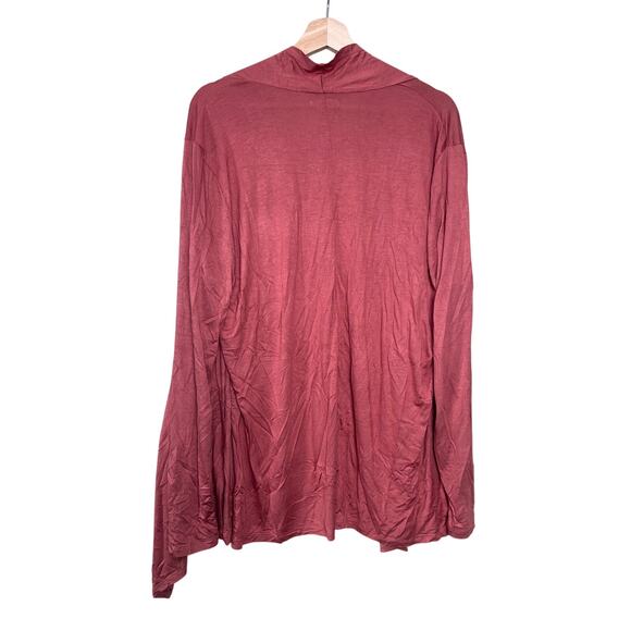NWT Maurices Maroon Cardigan Women's Size 2XL - Picture 4 of 6